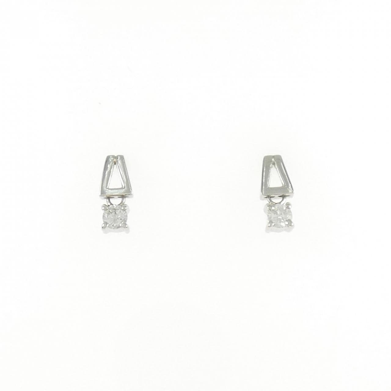 PT/PT900 ダイヤモンド ピアス 0.10CT
