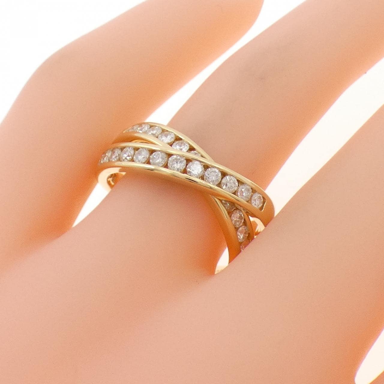 K18YG ダイヤモンド リング 1.00CT