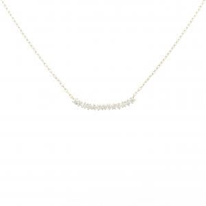 K18YG ダイヤモンド ネックレス 0.12CT