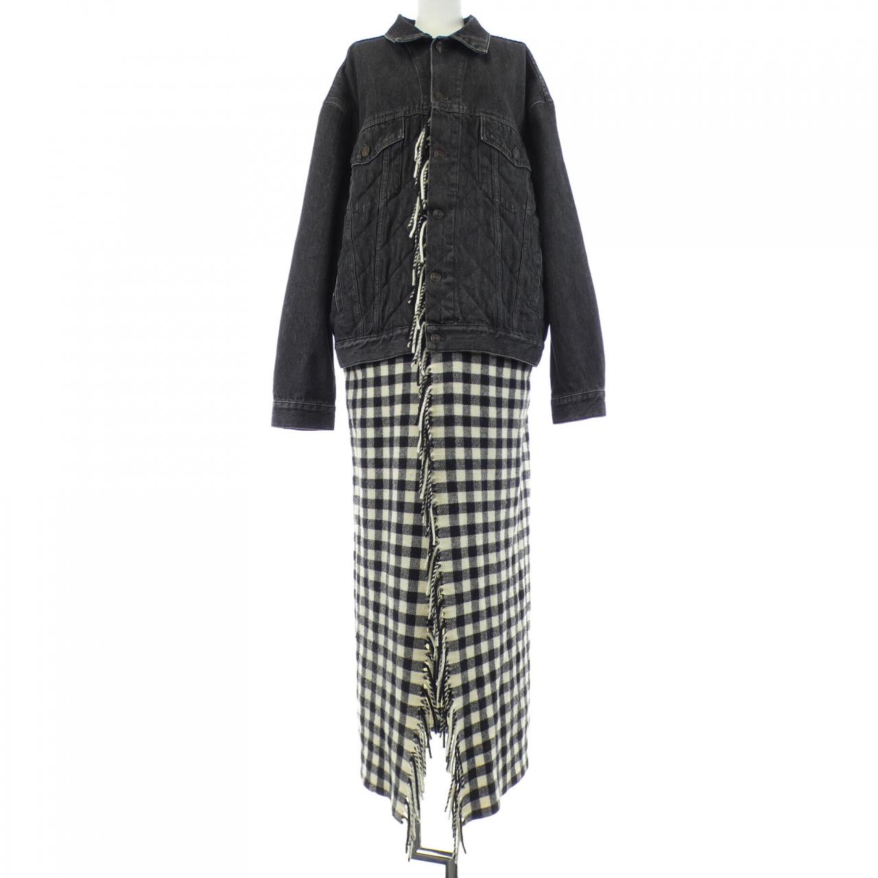 バレンシアガ BALENCIAGA 530744 TXE06 コート