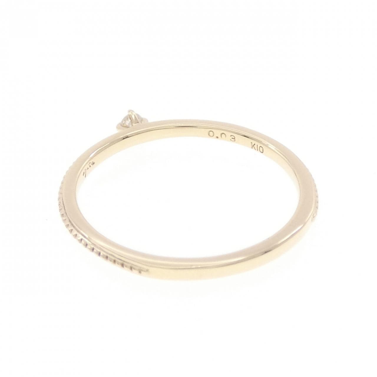 アガット ダイヤモンド リング 0.03CT