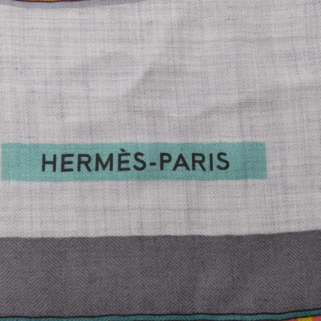 エルメス HERMES LETTRES EQUESTRES H244039S カレジェアン140 ショール