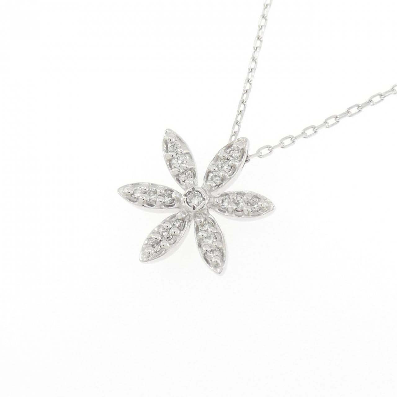 ヴァンドーム ダイヤモンド ネックレス 0.11CT