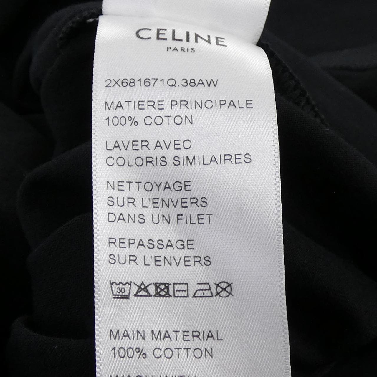セリーヌ CELINE CELINE ルーズTシャツ 2X681671Q Tシャツ