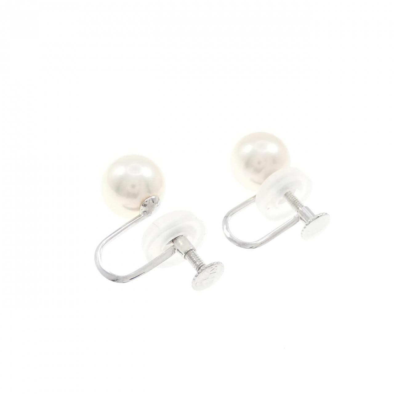 K14WG アコヤパール イヤリング 8mm