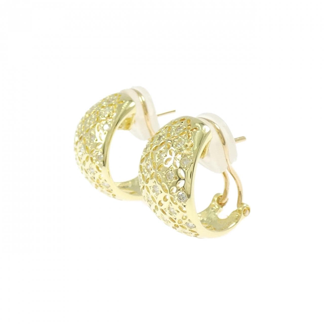 K18YG ダイヤモンド ピアス/イヤリング 0.26CT