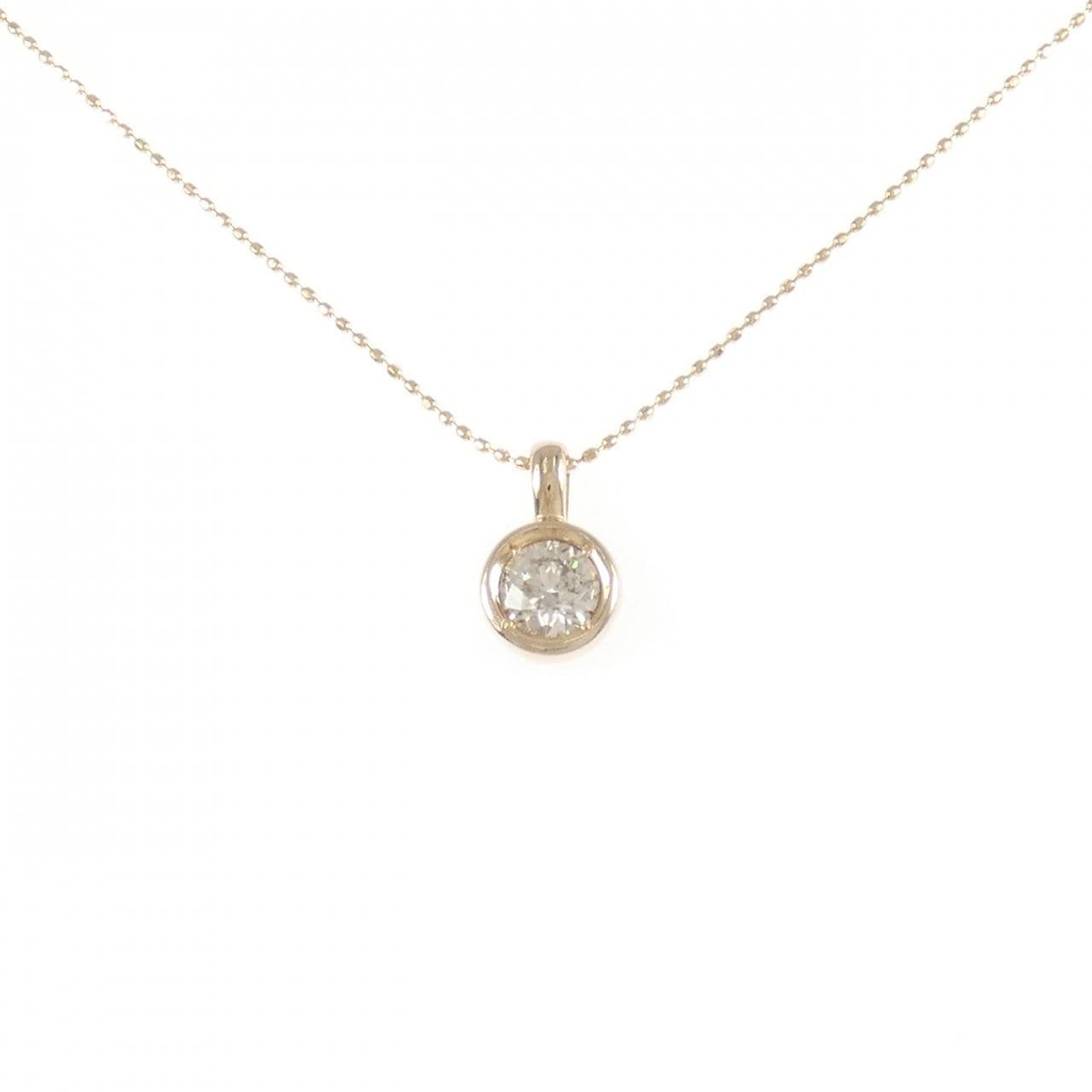 K18YG ダイヤモンド ネックレス 0.57CT
