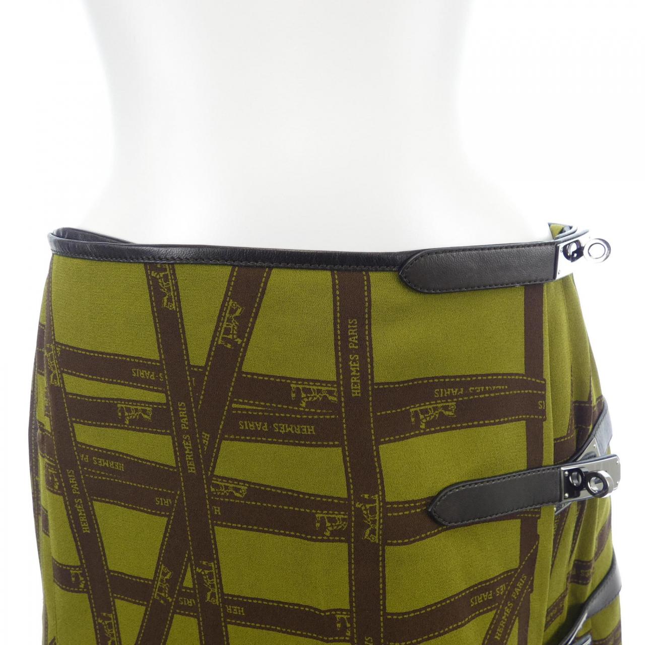 エルメス HERMES ボリュデュック sh052 スカート