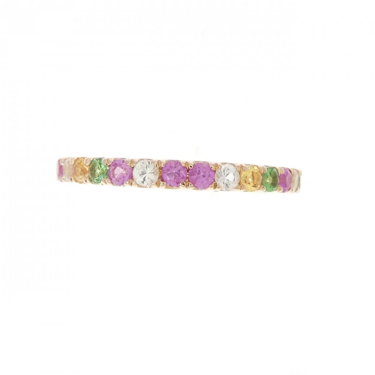 K18PG サファイヤ リング 0.45CT