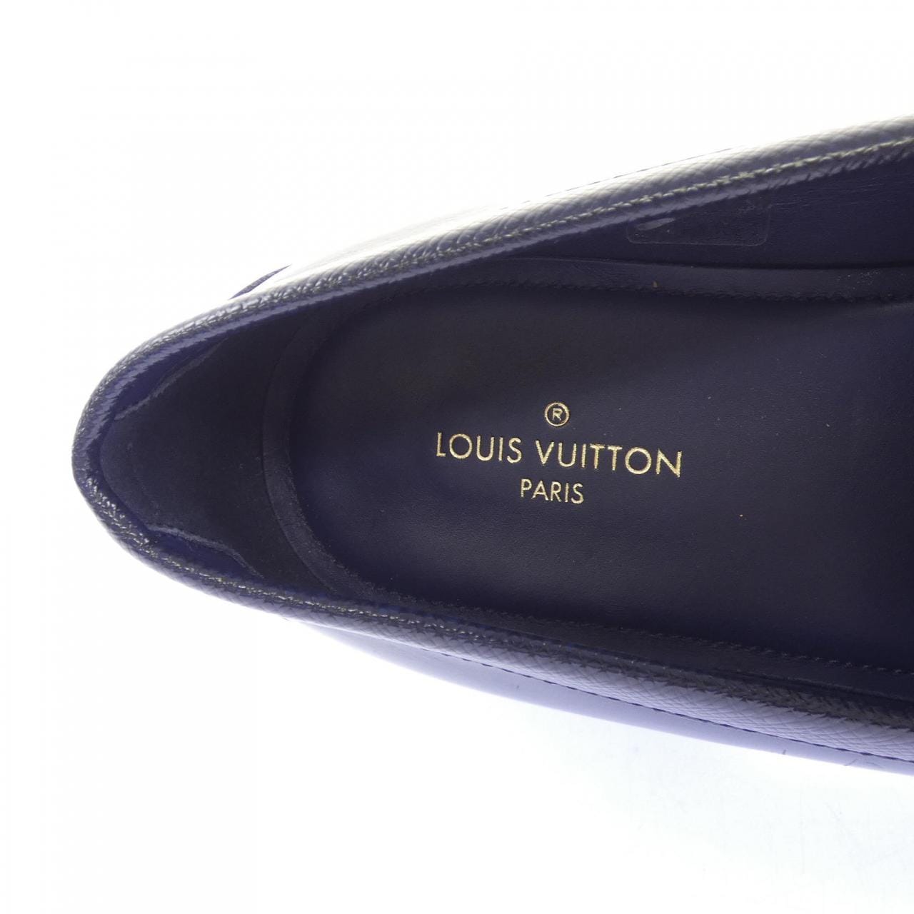 ルイヴィトン LOUIS VUITTON モノグラムデニム メジャーラインローファー シューズ