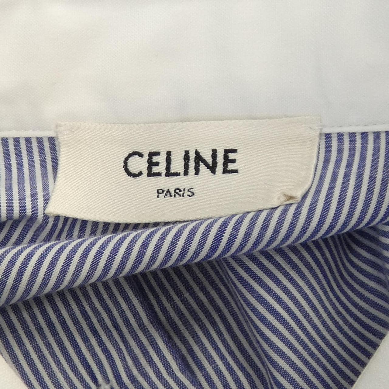 CELINE Triomphe 條紋襯衫 2C775602P