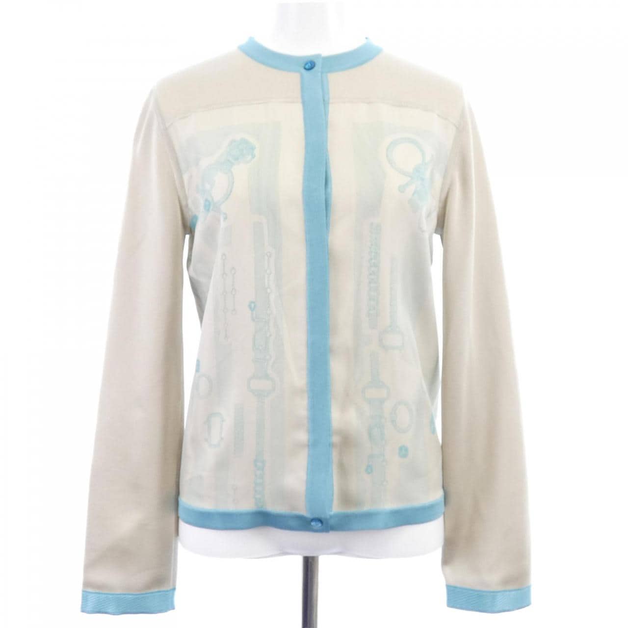 エルメス HERMES PARURE DE GARA 2H2814DZ ツイルレーヌ カーディガン