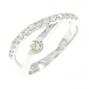K18WG ダイヤモンド リング 0.30CT