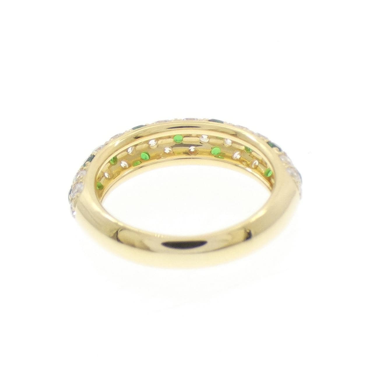 チャー グリーンガーネット リング 0.40CT