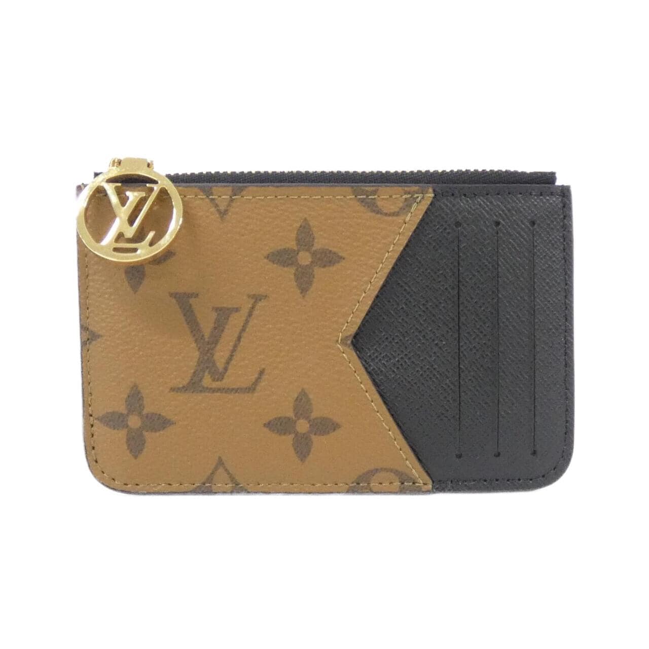ルイヴィトン モノグラム リバース カードケース ポルト カルト ロミー M81912 コイン&カードケース