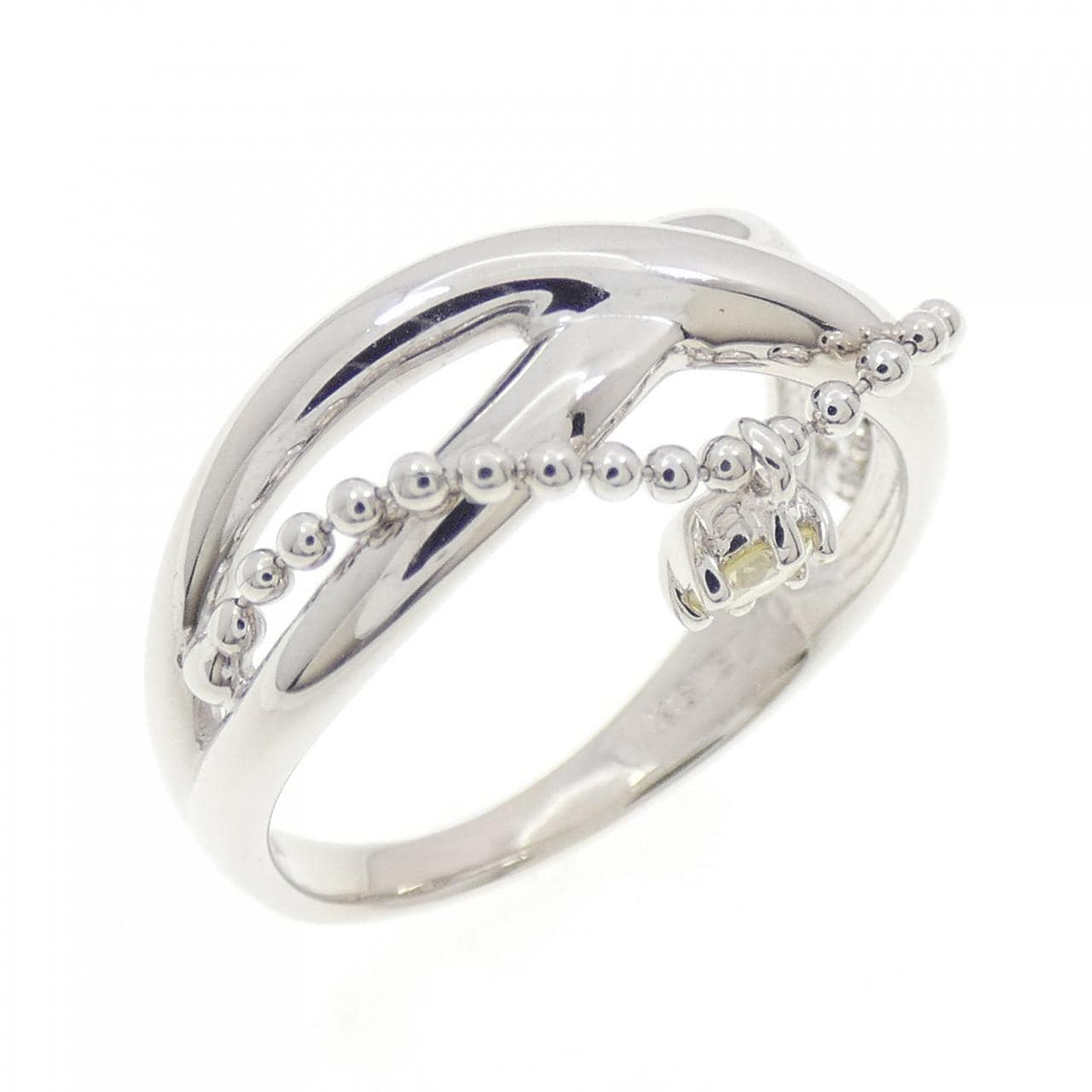 K18WG ダイヤモンド リング 0.10CT