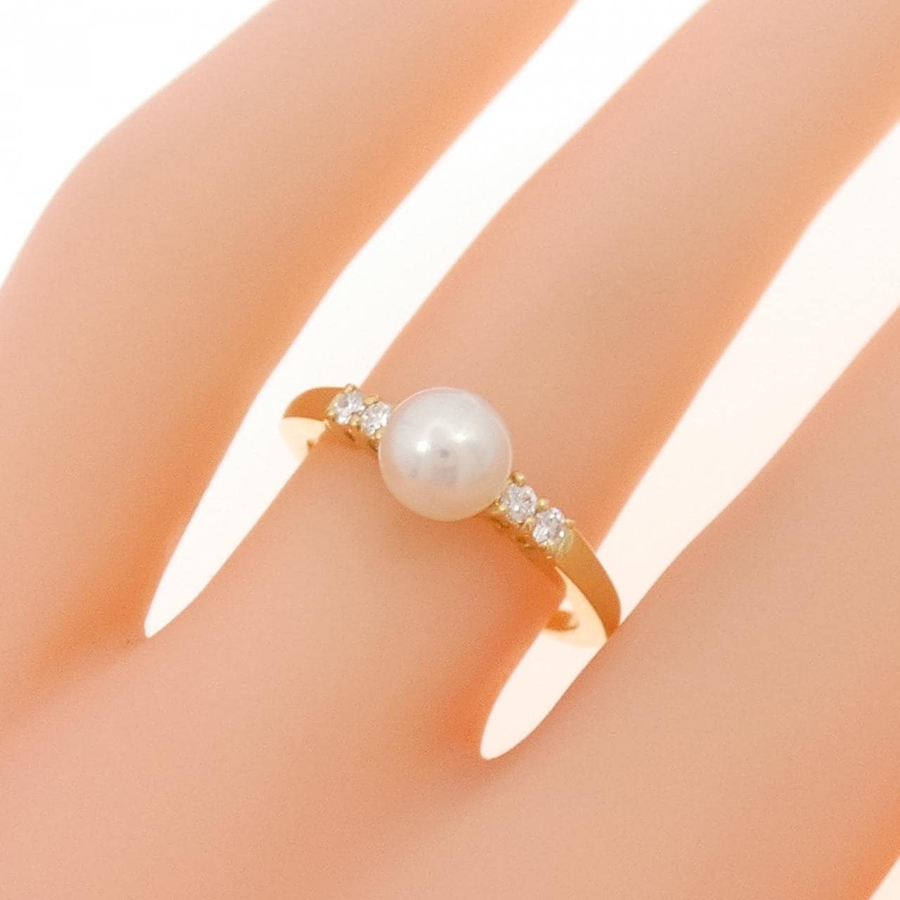MIKIMOTO Akoya珍珠戒指 5.6mm