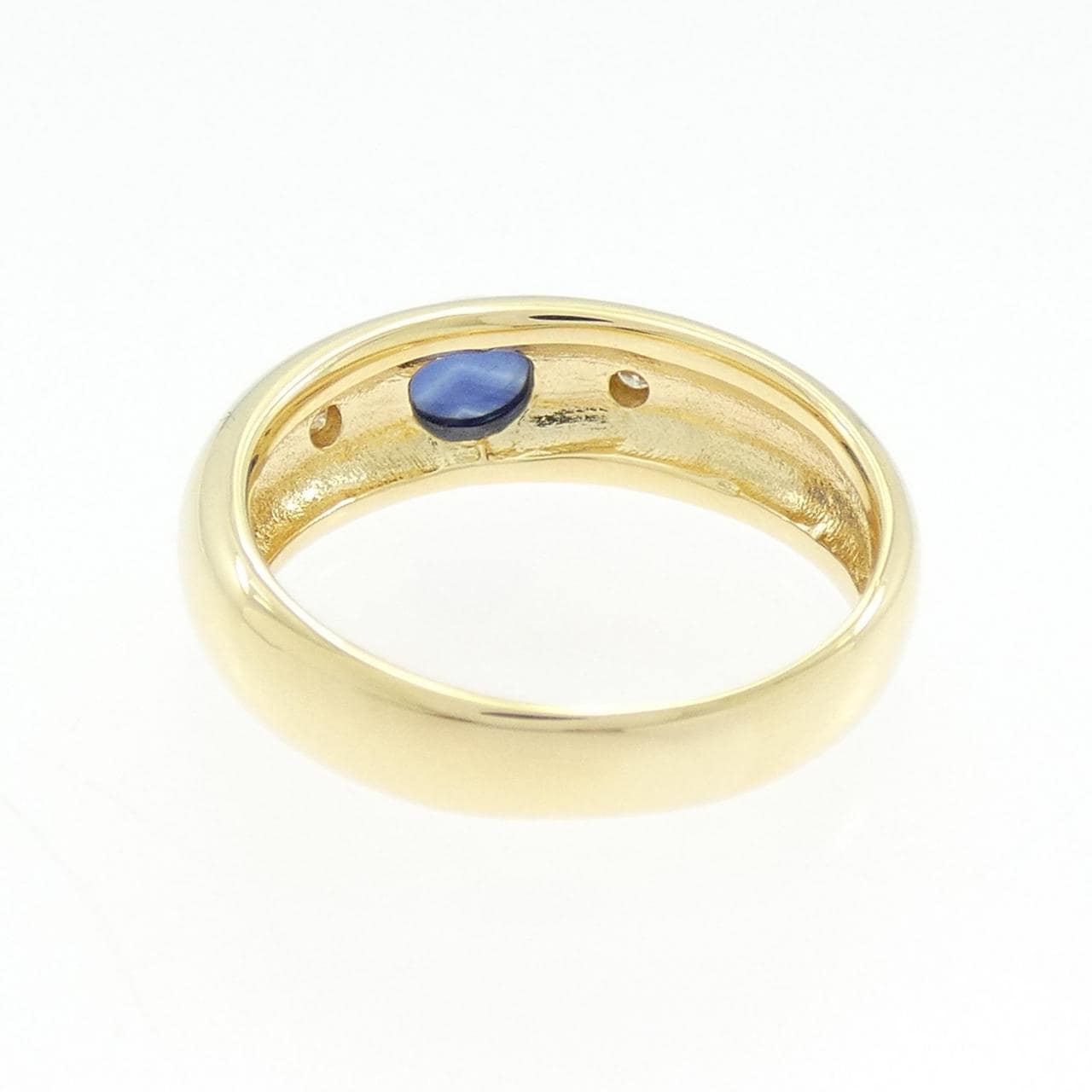 K18YG サファイヤ リング 0.47CT