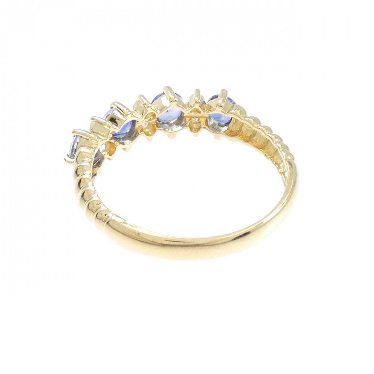 K18YG サファイヤ リング