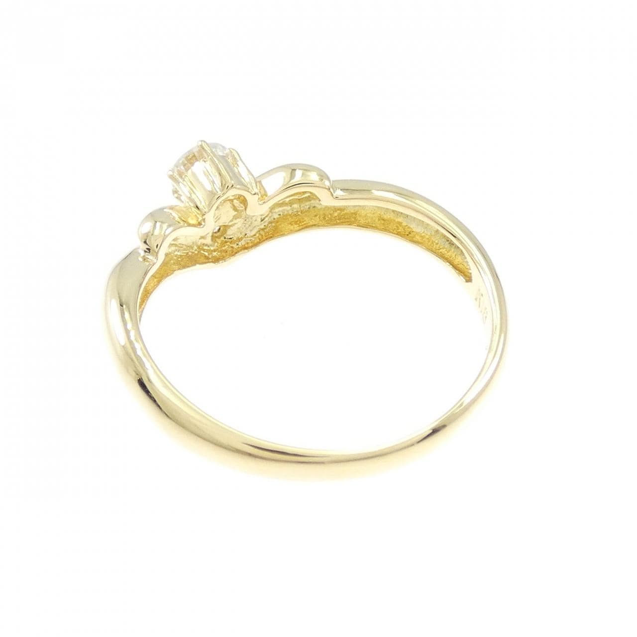 K18YG ダイヤモンド リング 0.14CT