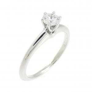 ティファニー クラシックソリティア リング 0.30CT H VVS1 3EXT