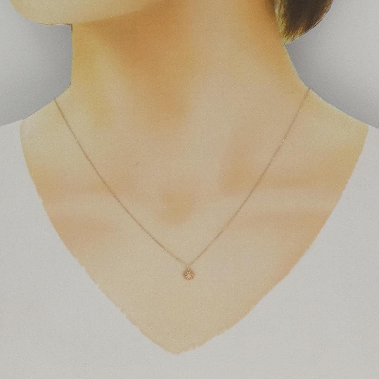 K10PG ダイヤモンド ネックレス