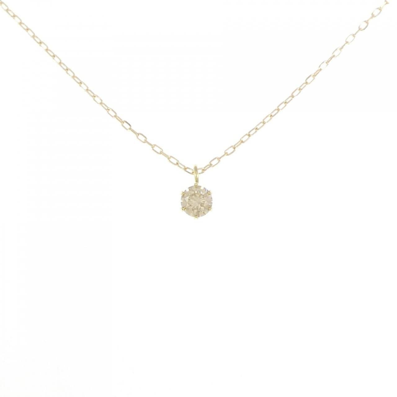 K18YG/K10YG Diamond necklace 0.29CT