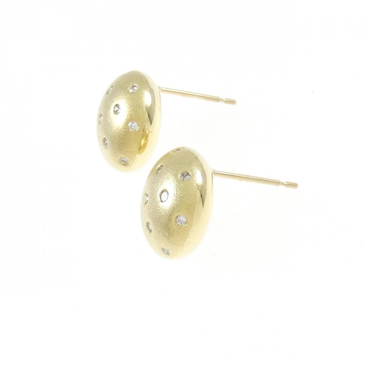 K18YG钻石耳环 0.32CT