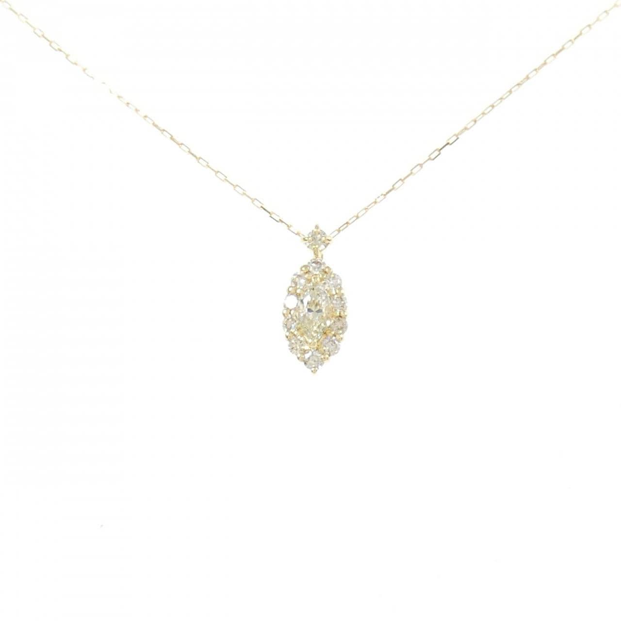 【新品】K18YG ダイヤモンド ネックレス 0.20CT