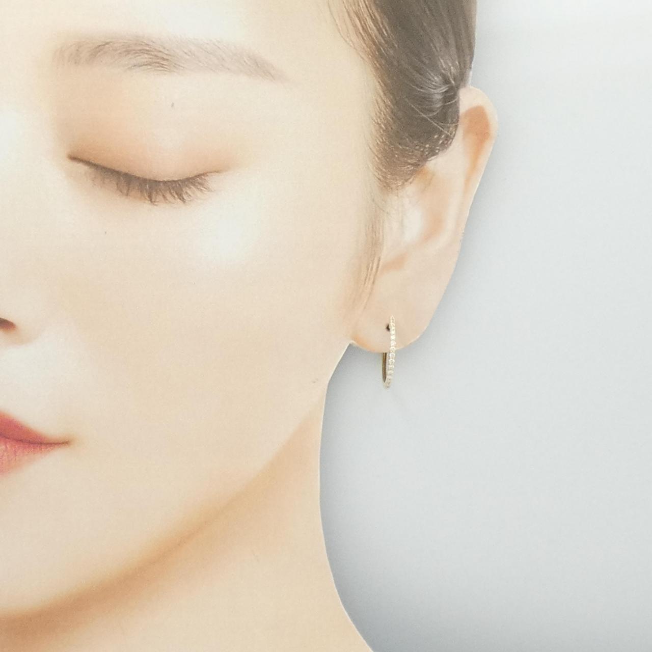 【リメイク】K18YG ダイヤモンド ピアス 0.30CT