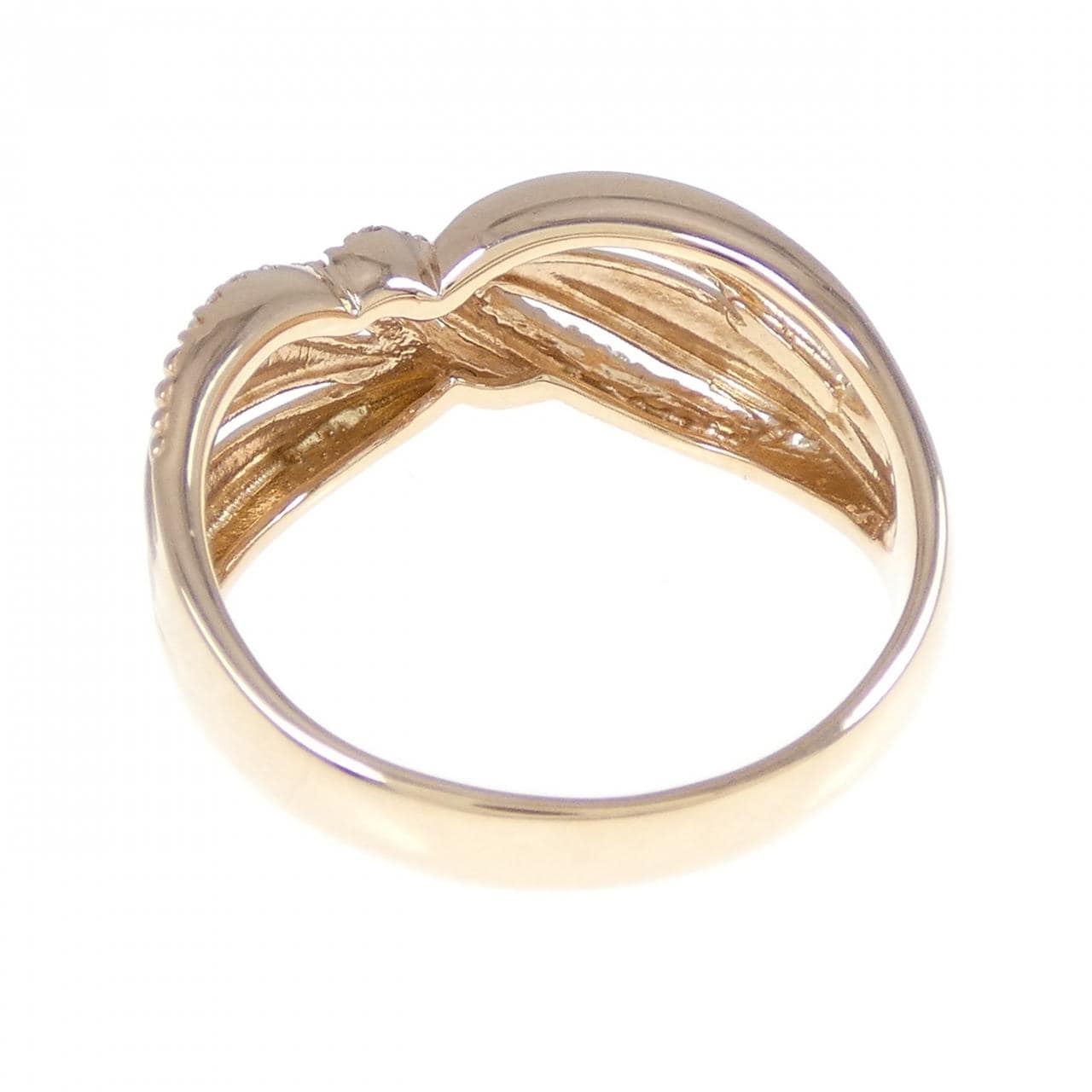 K18PG ダイヤモンド リング 0.12CT