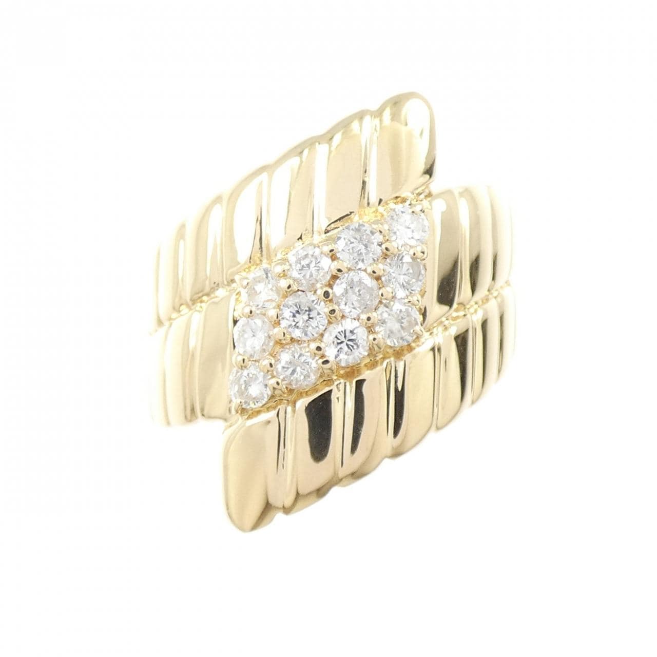 K18YG ダイヤモンド リング 0.43CT