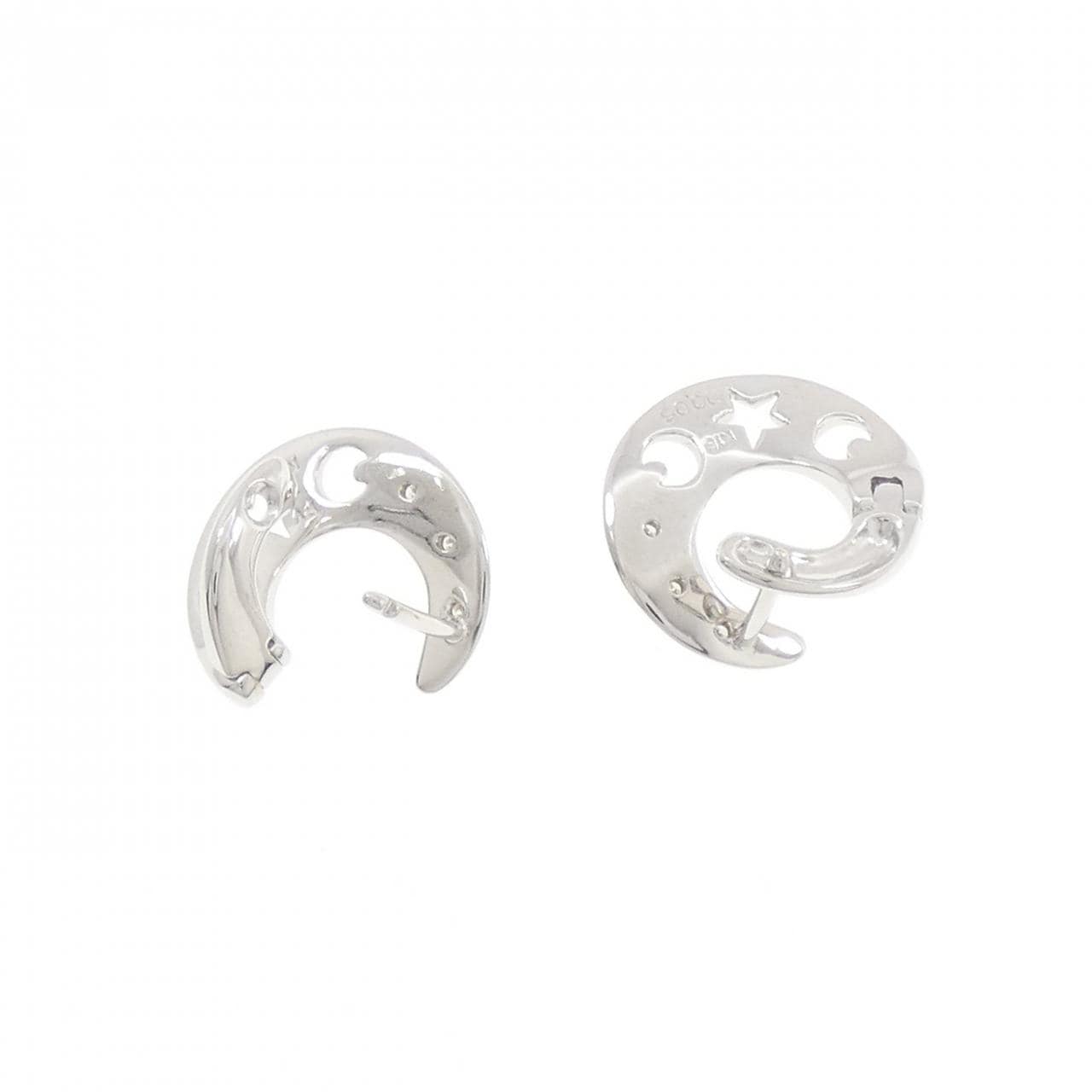 ポンテヴェキオ ダイヤモンド ピアス 0.06CT