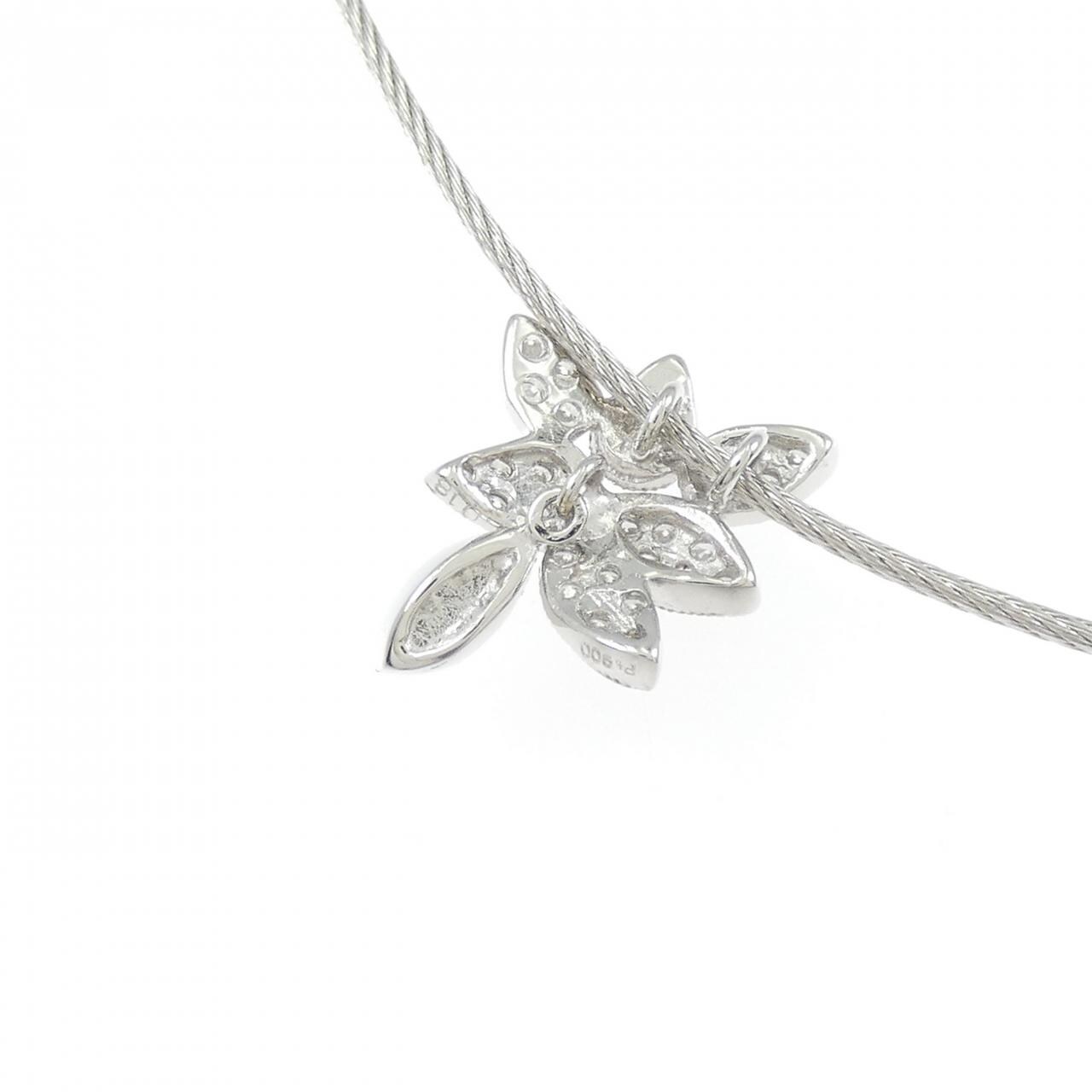 PT900/PT850 ダイヤモンド ネックレス 0.18CT