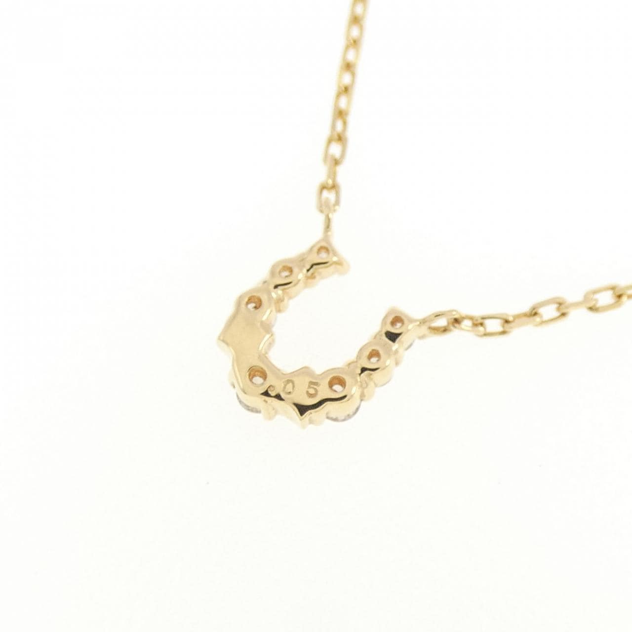 アガット ダイヤモンド ネックレス 0.05CT