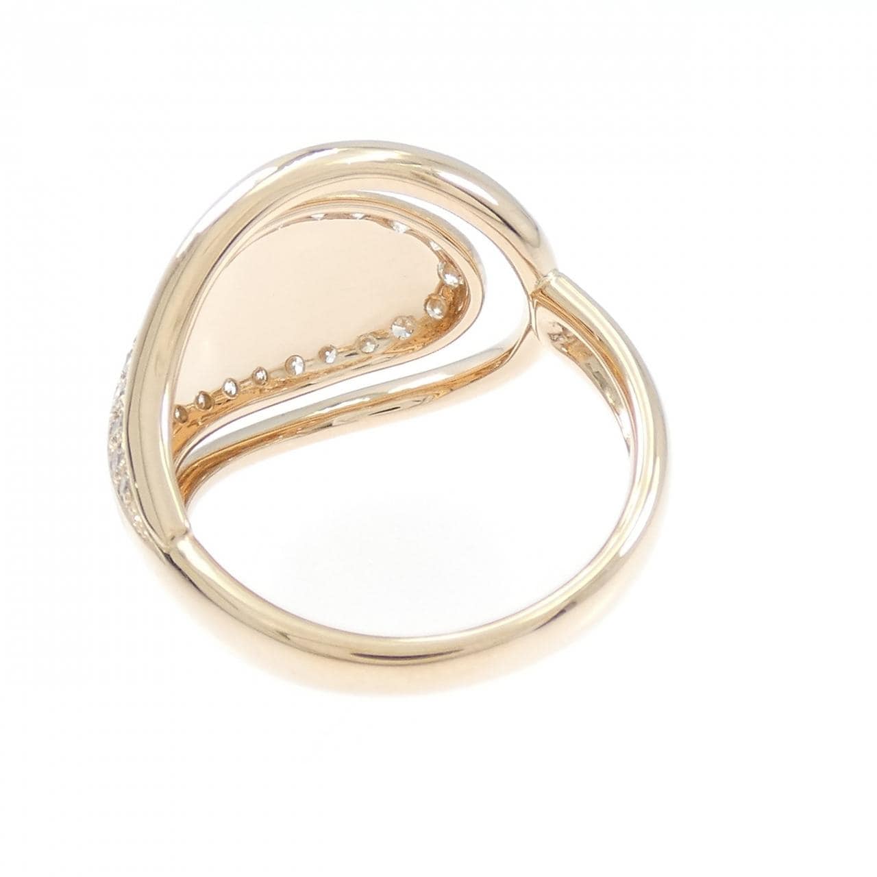 K18PG ダイヤモンド リング 0.41CT