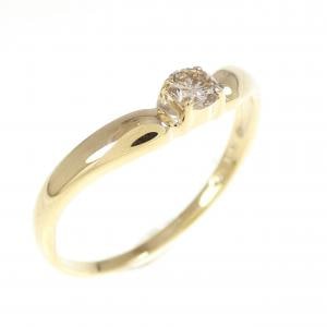 K18YG ダイヤモンド リング 0.11CT