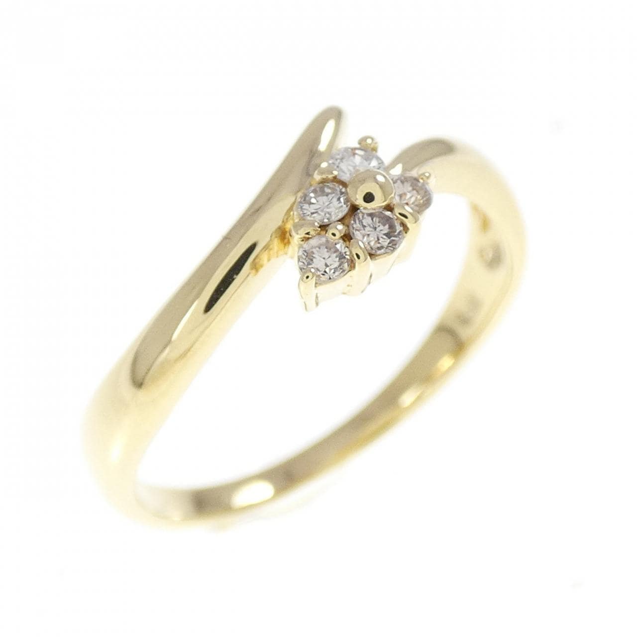 K18YG ダイヤモンド リング 0.10CT