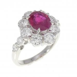 PT ルビー リング 1.48CT ビルマ産
