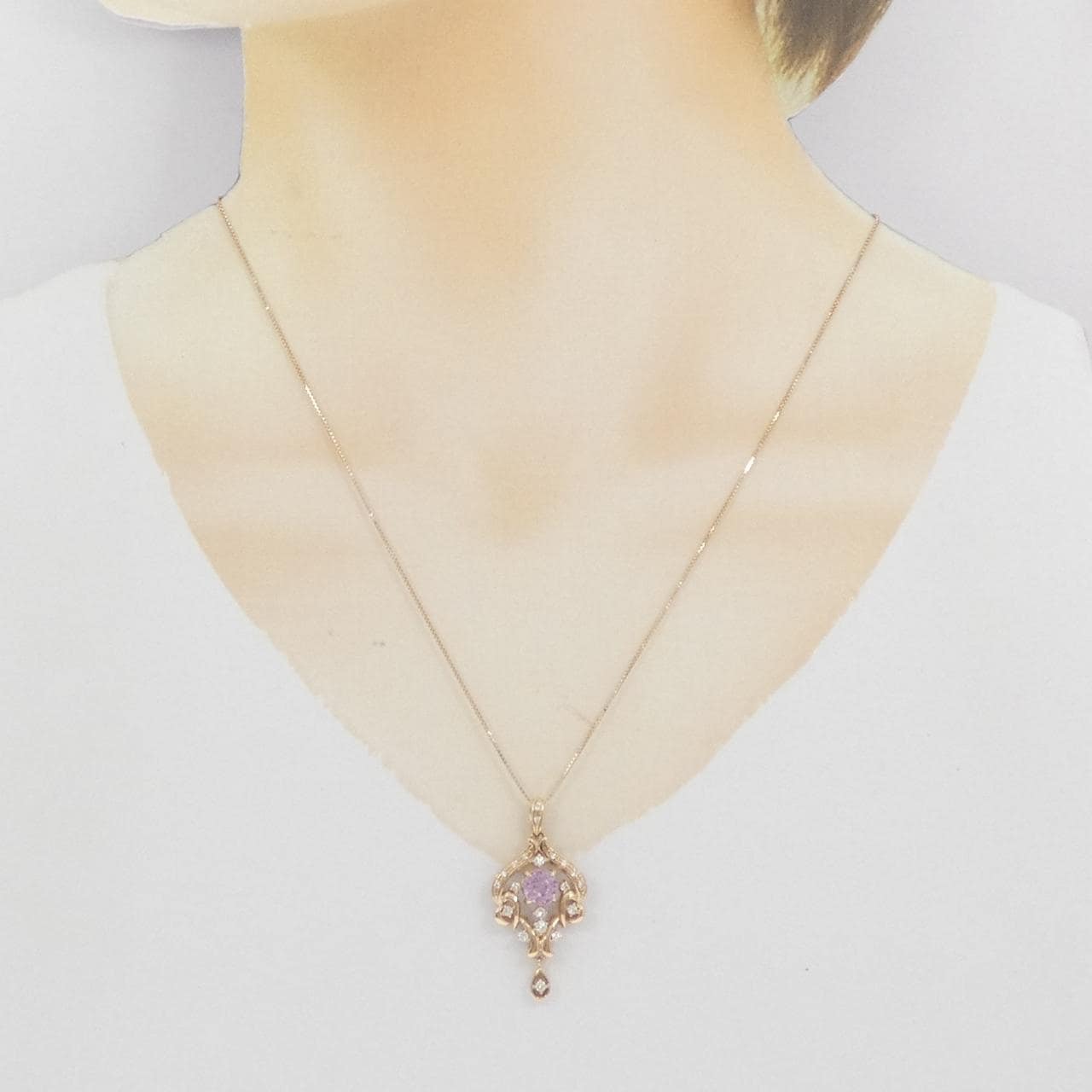 K18PG君爵項鏈1.27CT