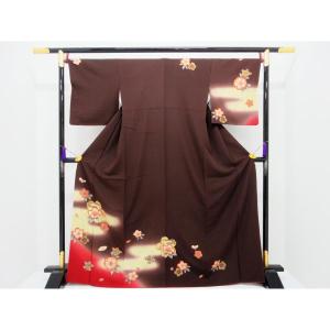【未使用品】訪問着　友禅金彩加工　ボカシ染