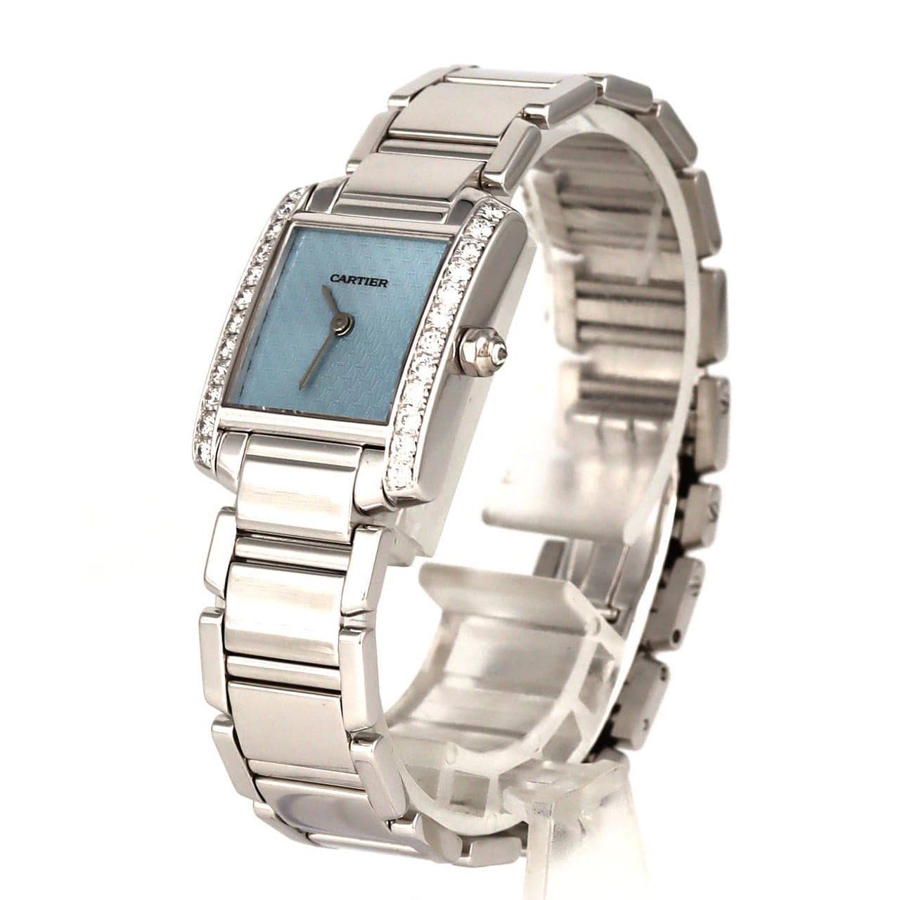 カルティエ タンクフランセーズSM WG/D WE1019S3 WG クォーツ