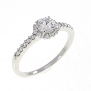 PT950 ダイヤモンド リング 0.316CT E SI1 Good