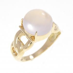 K18YG ローズクオーツ リング