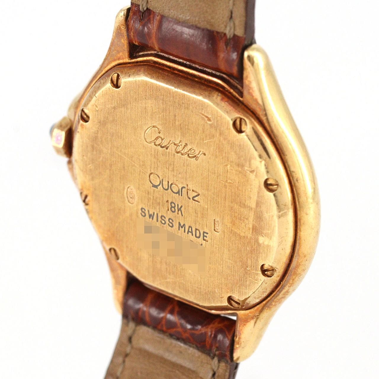 【ノーメンテナンス還元価格】カルティエ パンテールクーガーSM YG W25012B9 YG クォーツ