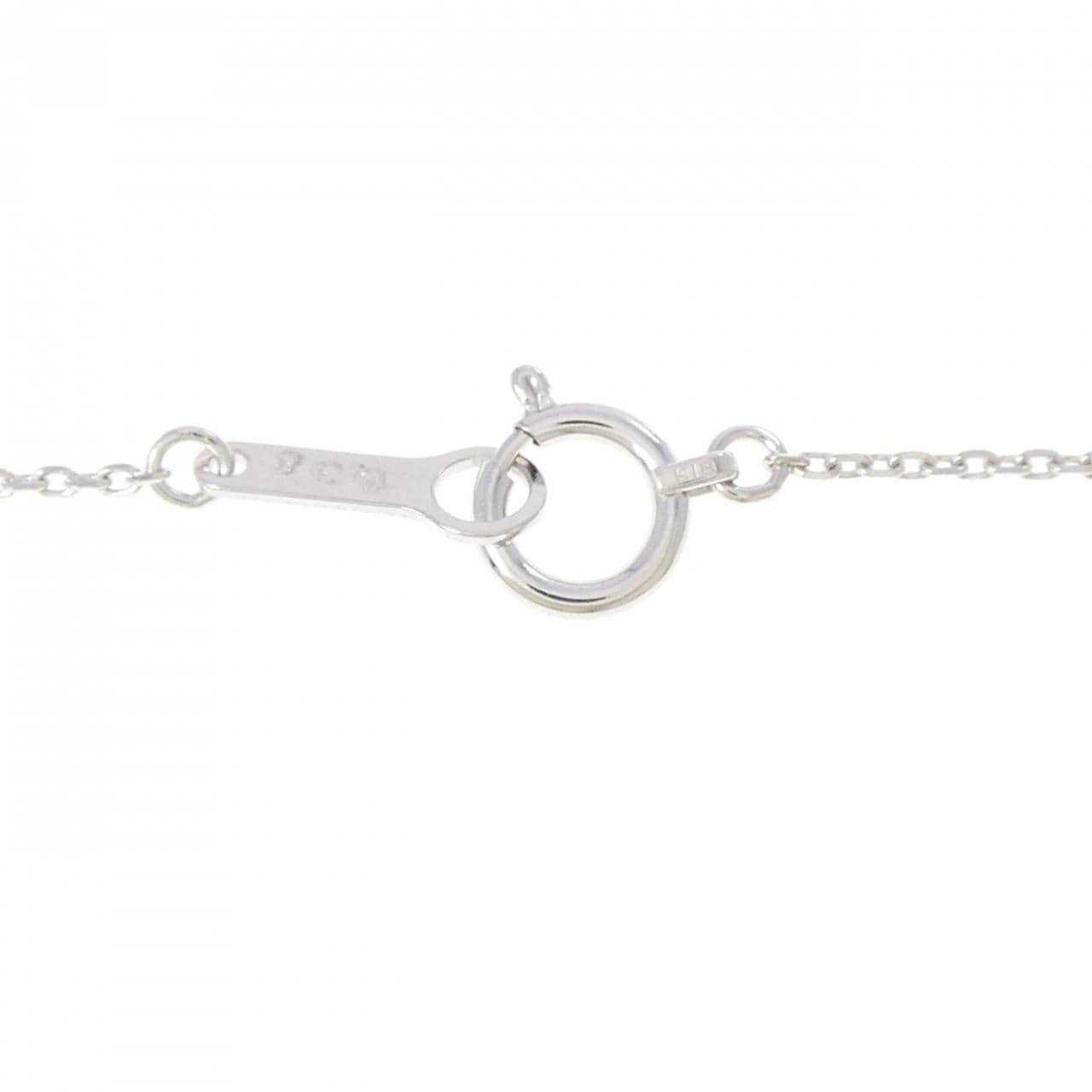 K18WG ダイヤモンド ネックレス 0.38CT