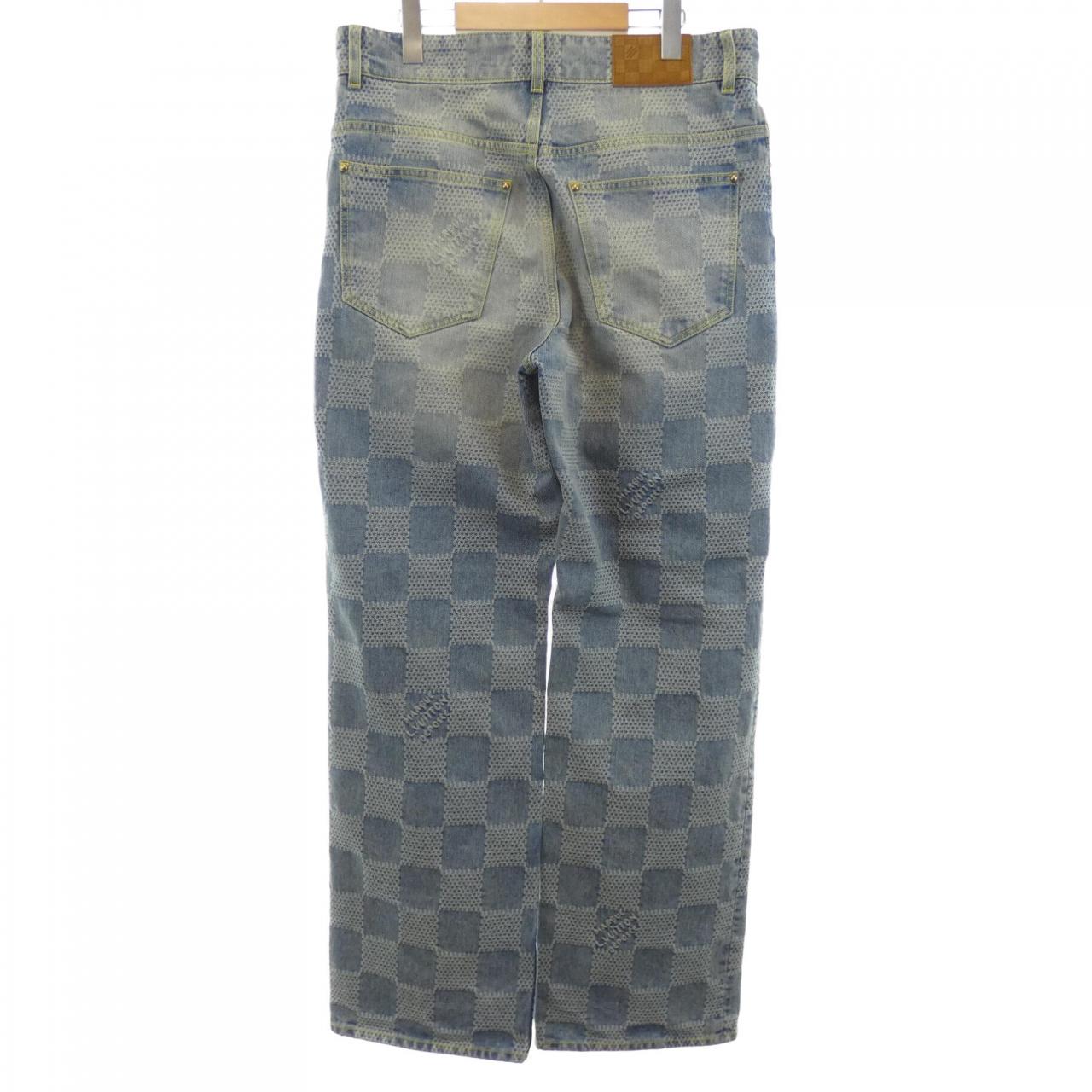 ルイヴィトン LOUIS VUITTON ダミエデニムスケートパンツ HRD48WGRT ジーンズ