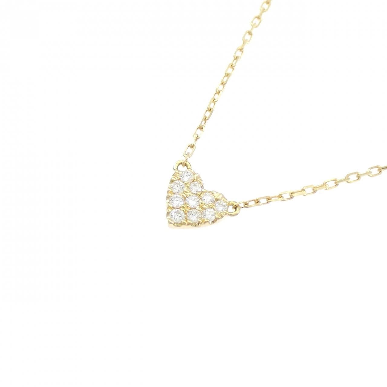 アーカー ハートパヴェ ネックレス 0.05CT