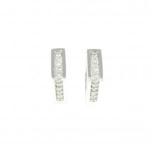 K18WG ダイヤモンド イヤリング 0.28CT