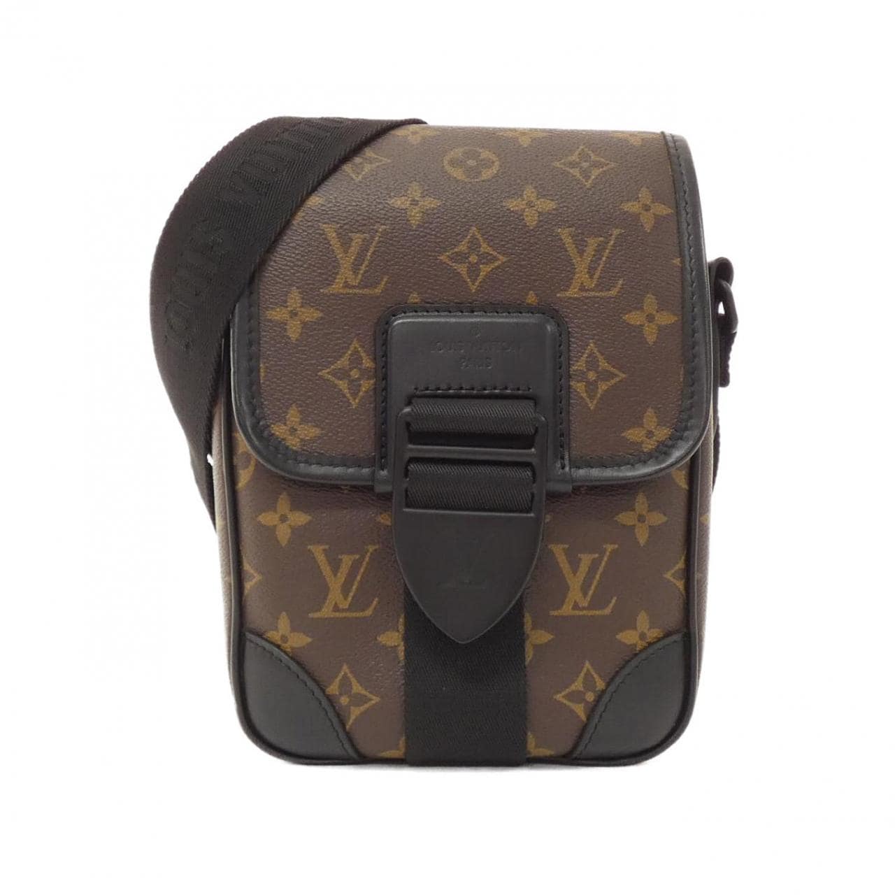 LOUIS VUITTON Monogram Macassar Archie 郵差包 PM M46442 單肩包